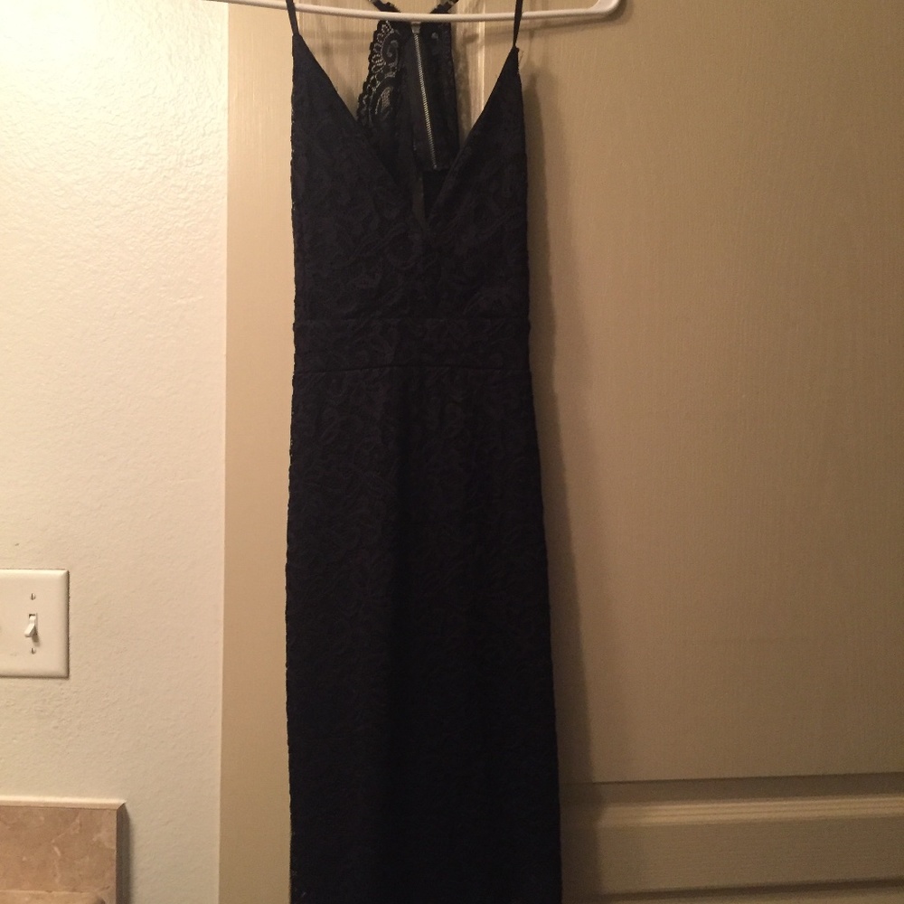 Charlotte Russe Black openback dress